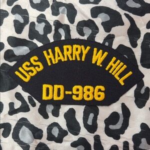 USS Harry W. Hill DD-986 embroidered naval Patch